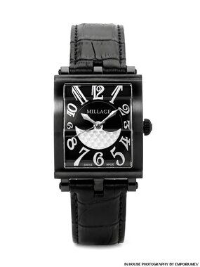 Millage The Evreux Collection Model ML0073-A Black Watch - Swiss Quartz Movement